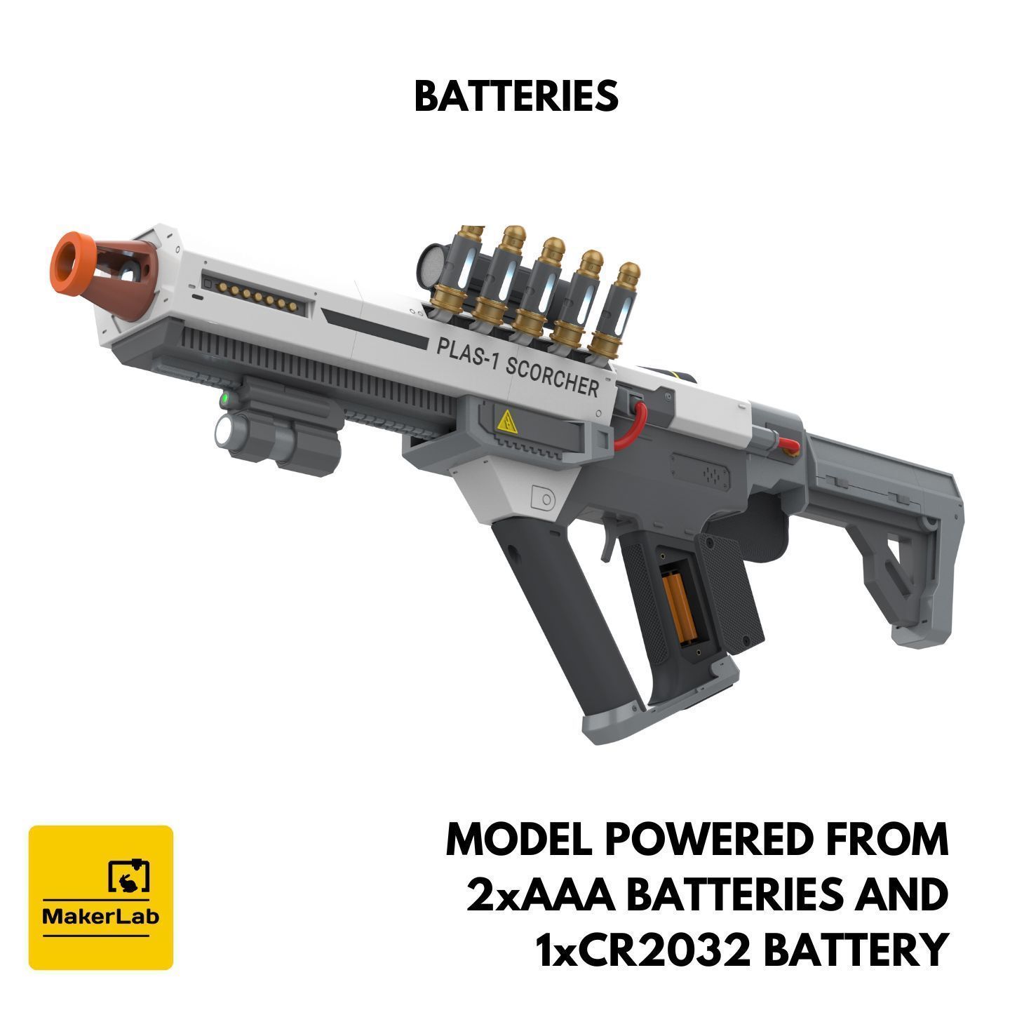 PLAS-1 Scorcher - Helldivers 2 - STL CAD set - Commercial Use 3D print model_12