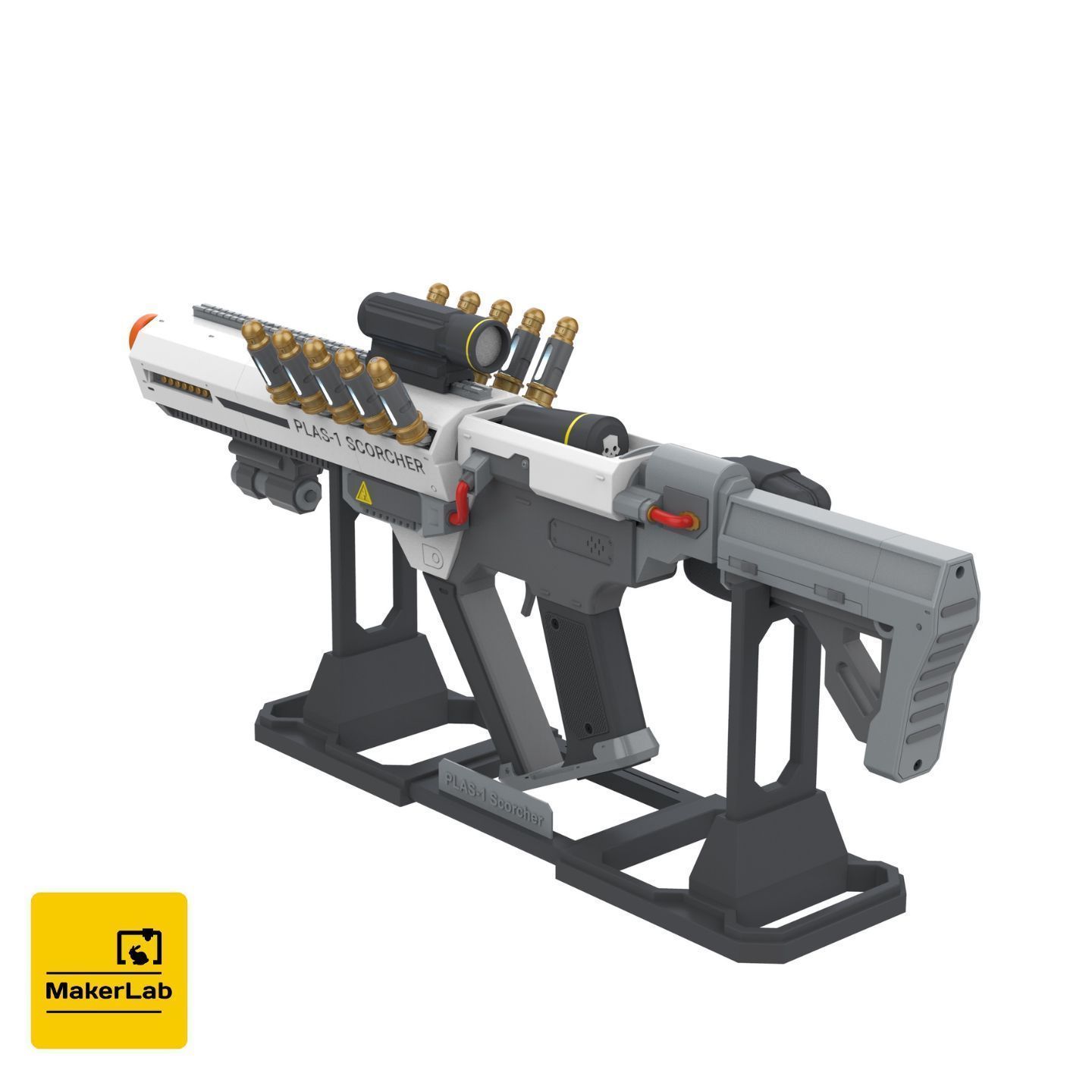 PLAS-1 Scorcher - Helldivers 2 - STL CAD set - Commercial Use 3D print model_5