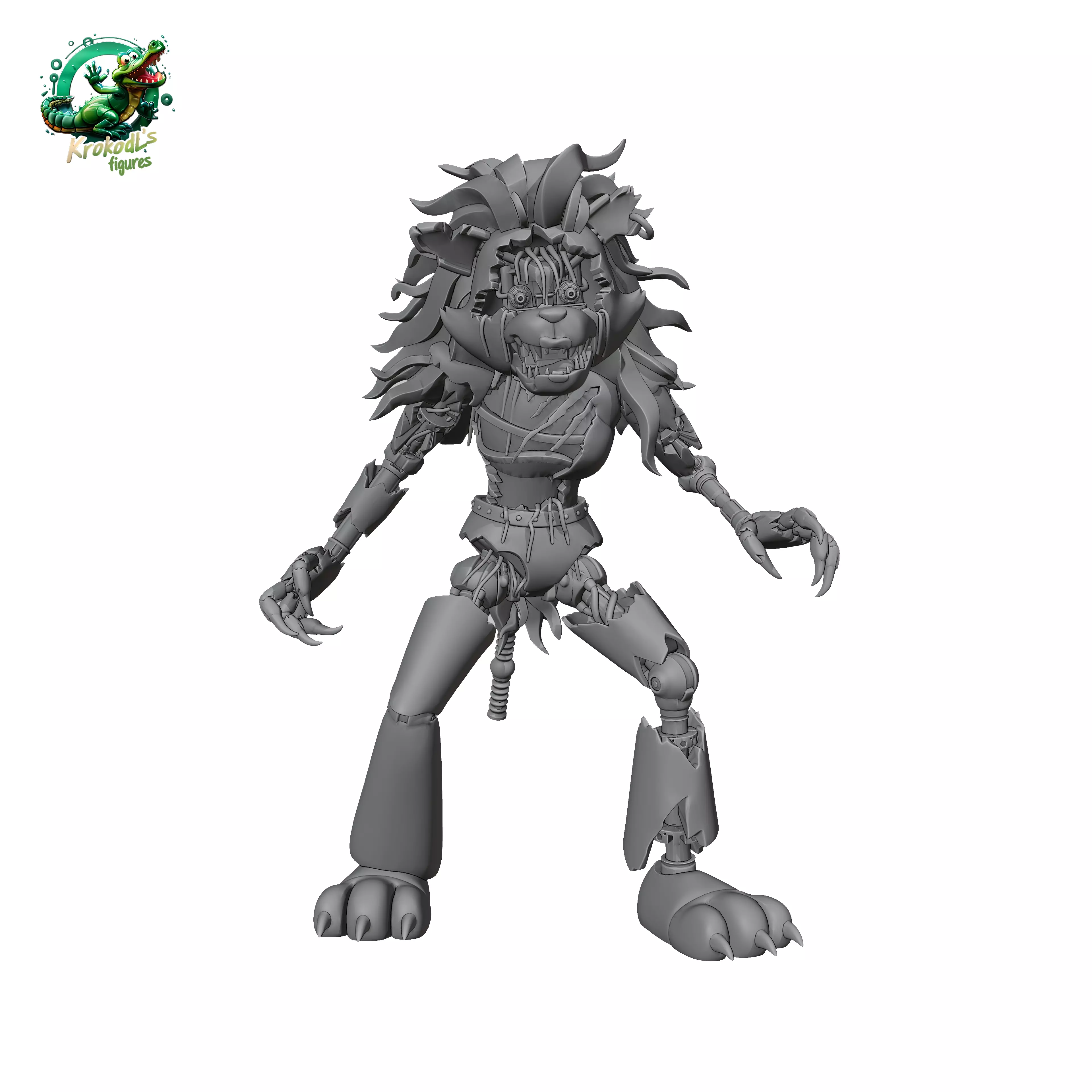 Shattered Roxy 3D print model_0