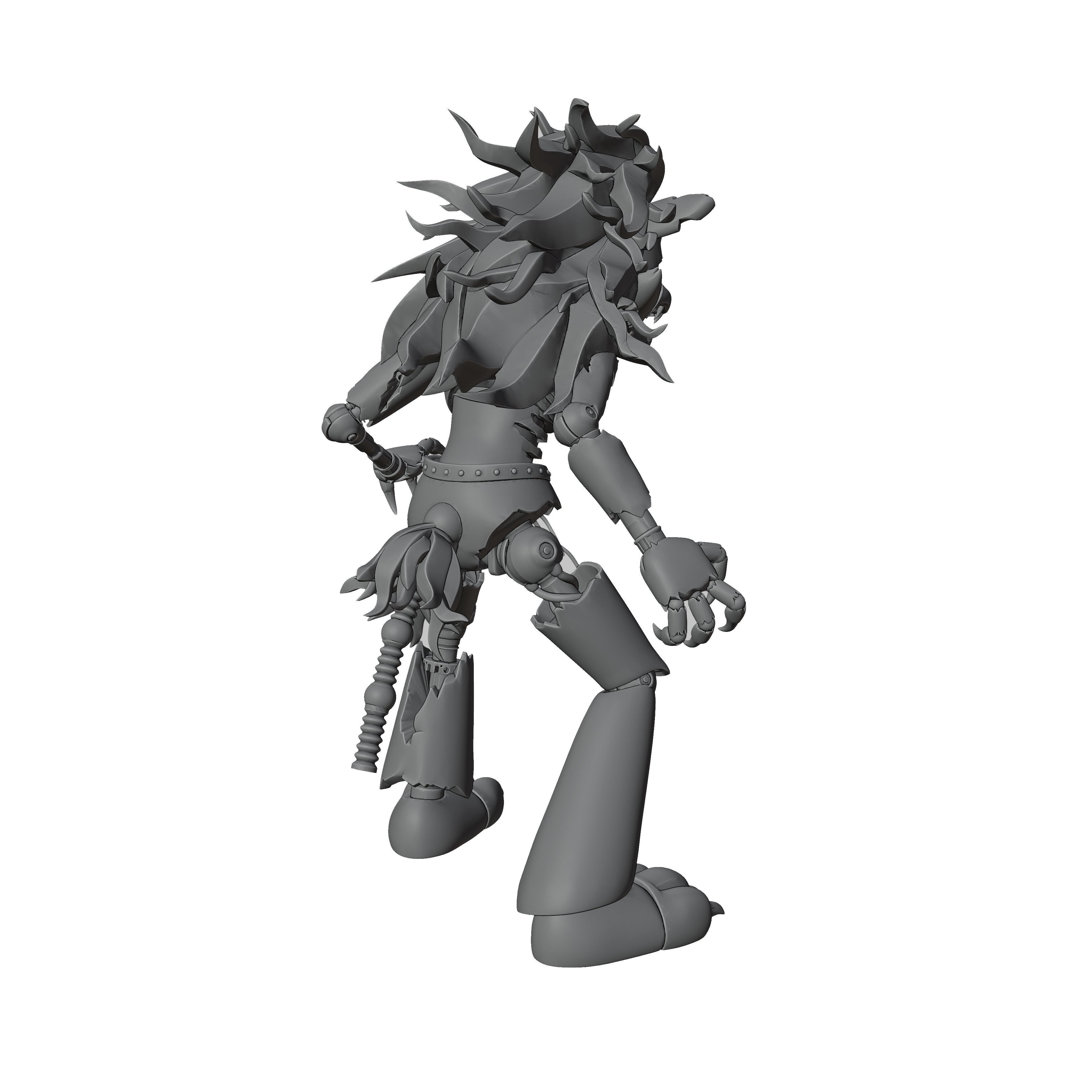 Shattered Roxy 3D print model_3