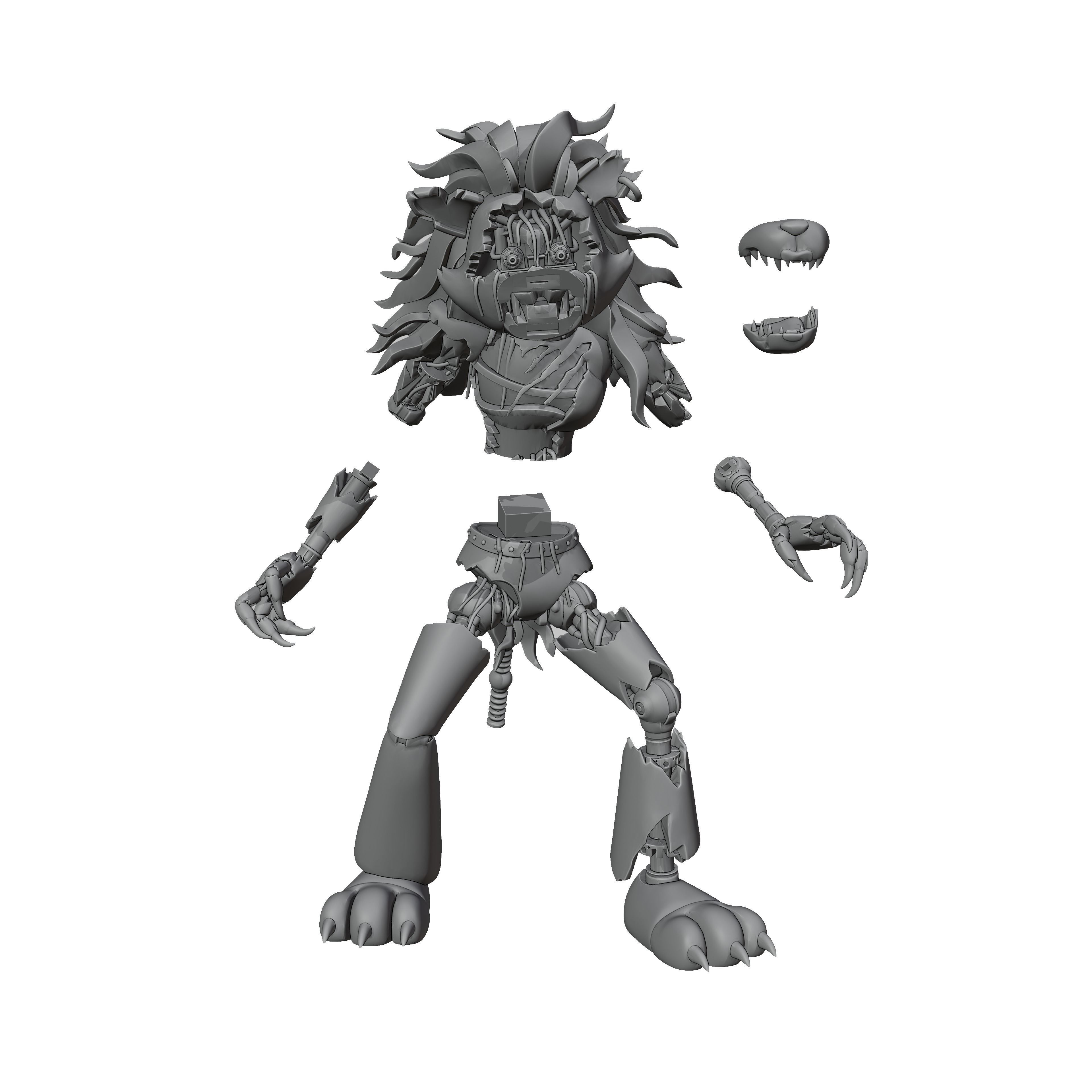 Shattered Roxy 3D print model_6