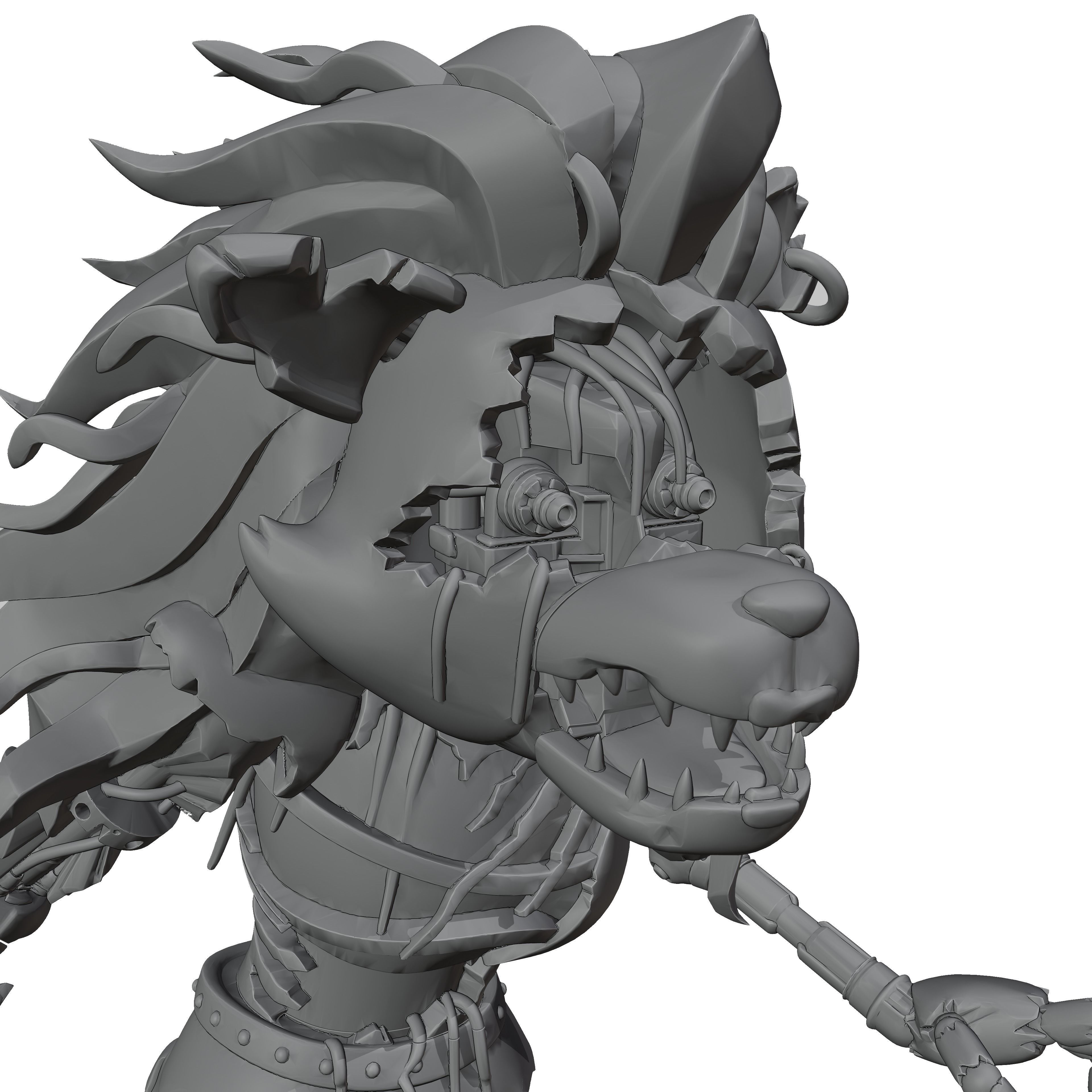 Shattered Roxy 3D print model_5