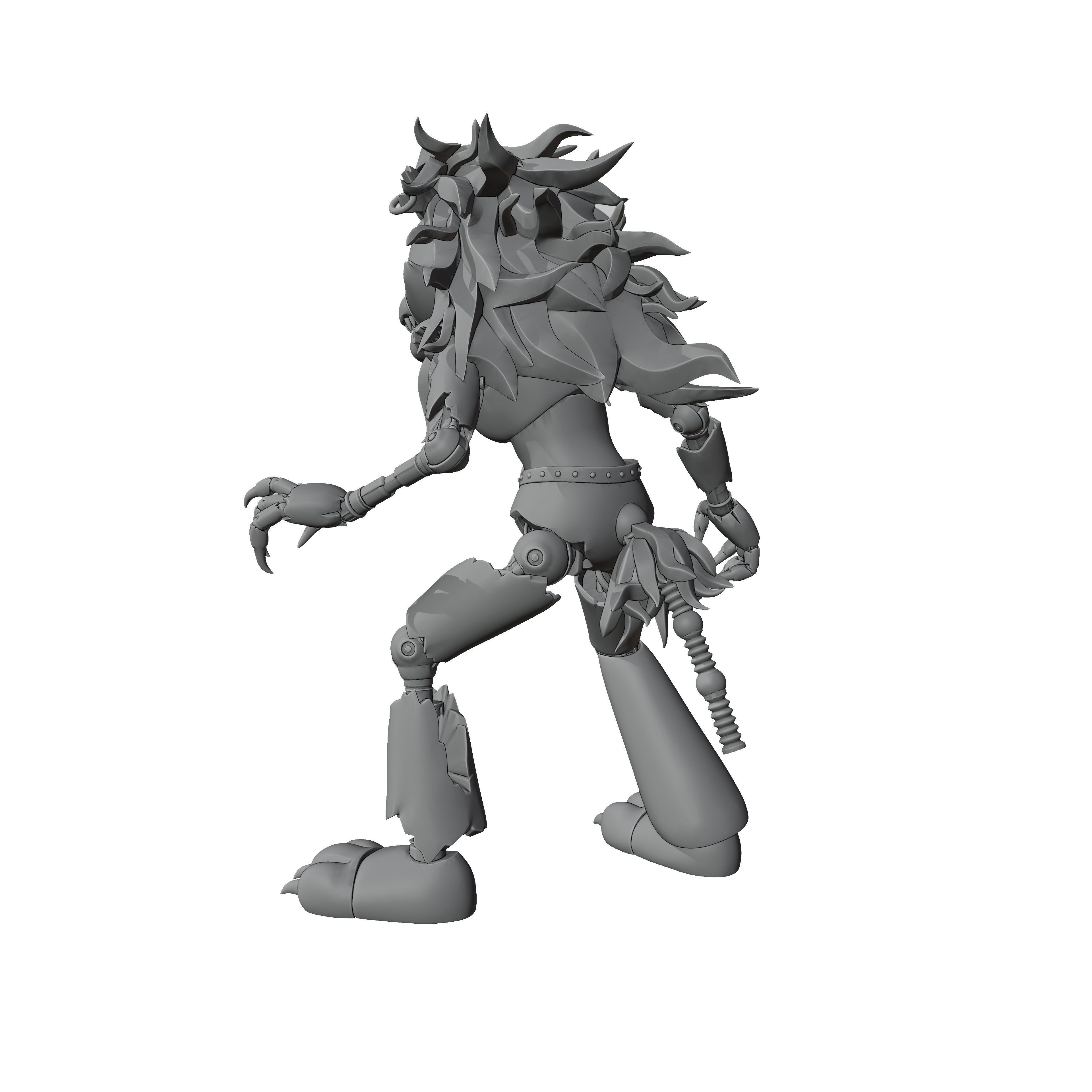 Shattered Roxy 3D print model_2