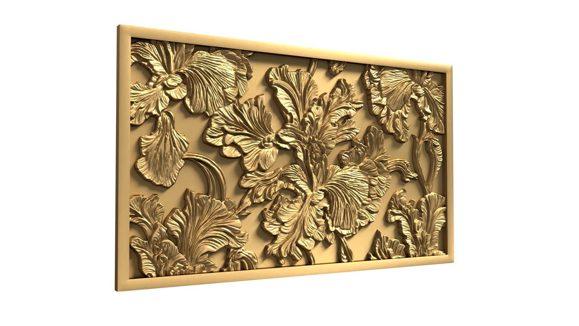 Modern Wall Panel Relief for CNC and 3D Printing 05 3D print model_6