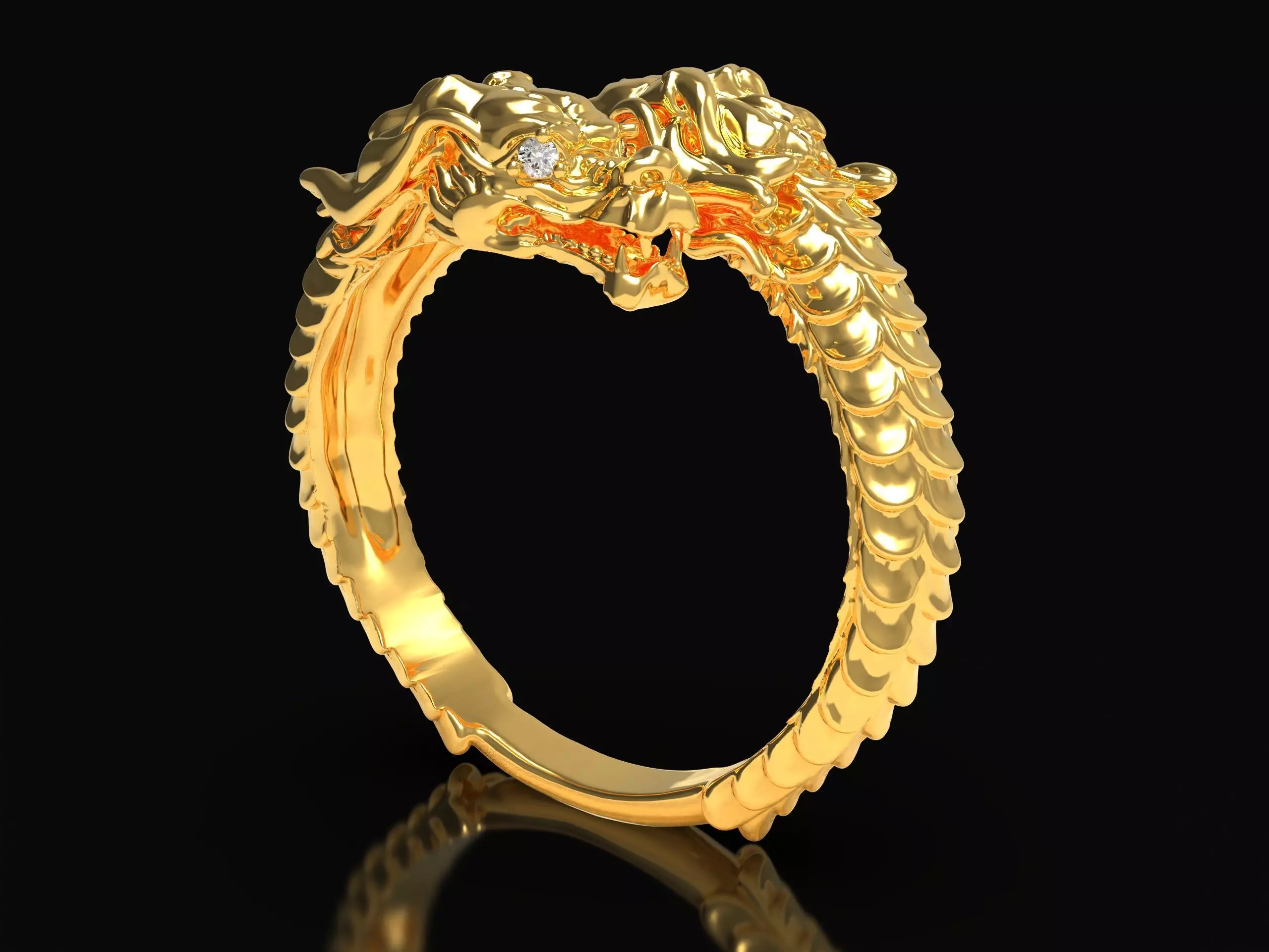 DRAGON RING 3D print model