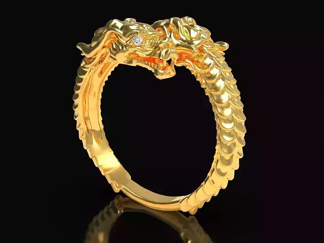 DRAGON RING  3D print model