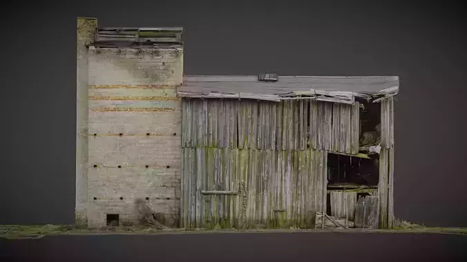 Abandoned Farm - Hop Dryer Barn 01