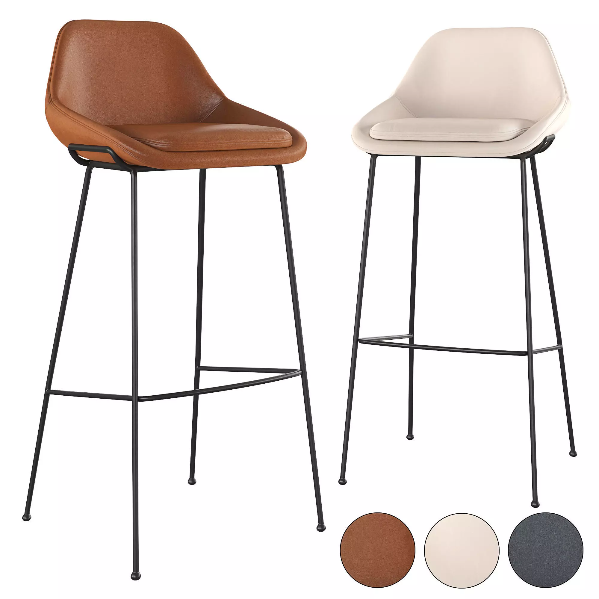 Nixon Bar Stool 3D model