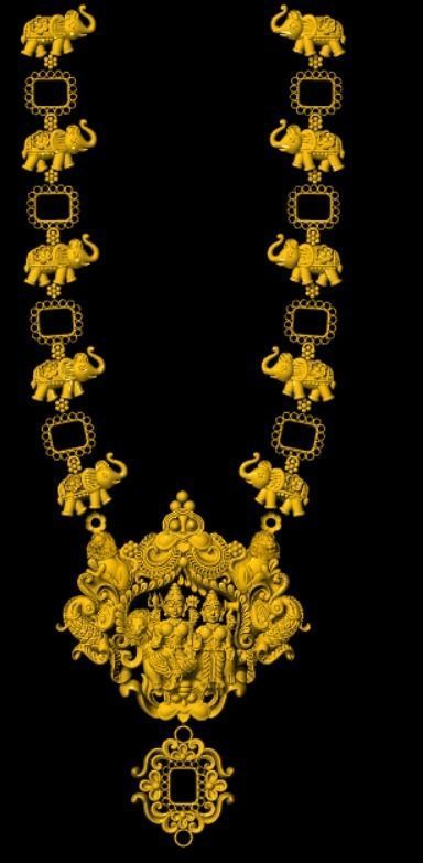 shiv parvati pendant HAAR NICKLES  3D print model_2