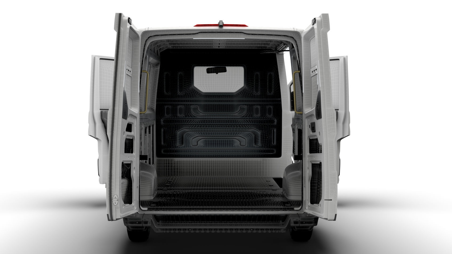 VW Crafter Panel Van L2H1 HQ Interior 2023 3D model_22
