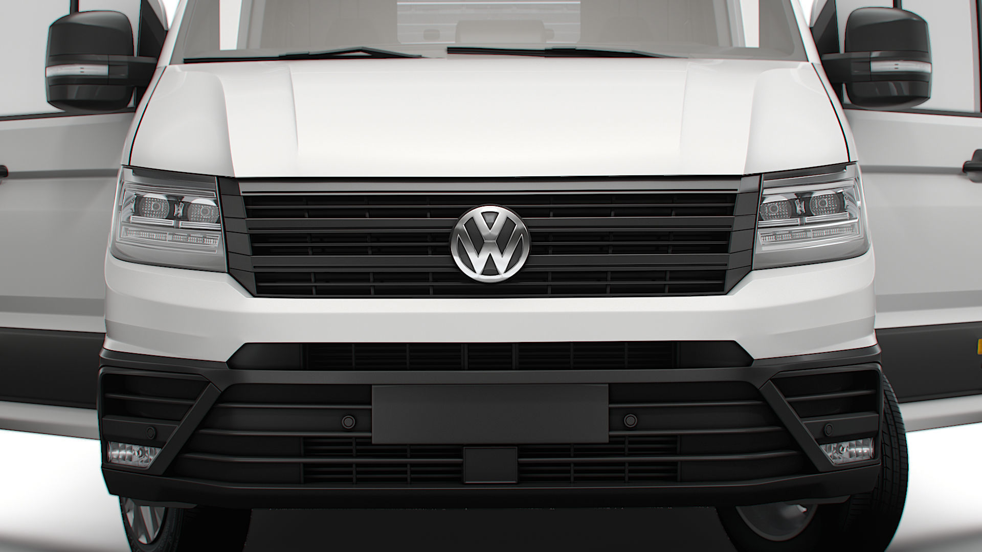 VW Crafter Panel Van L2H1 HQ Interior 2023 3D model_7