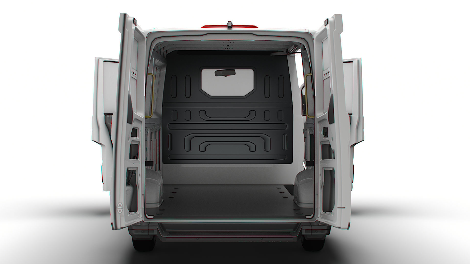 VW Crafter Panel Van L2H1 HQ Interior 2023 3D model_10