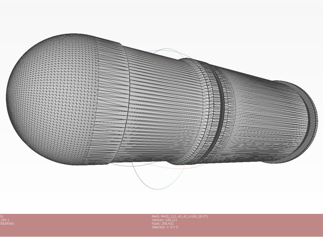 M430 40mm Projected Grenade Bomb for FPV drones  Shell Cartridge 3D model_15