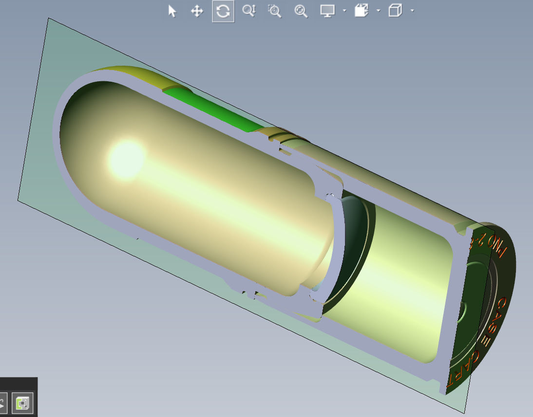 M430 40mm Projected Grenade Bomb for FPV drones  Shell Cartridge 3D model_6