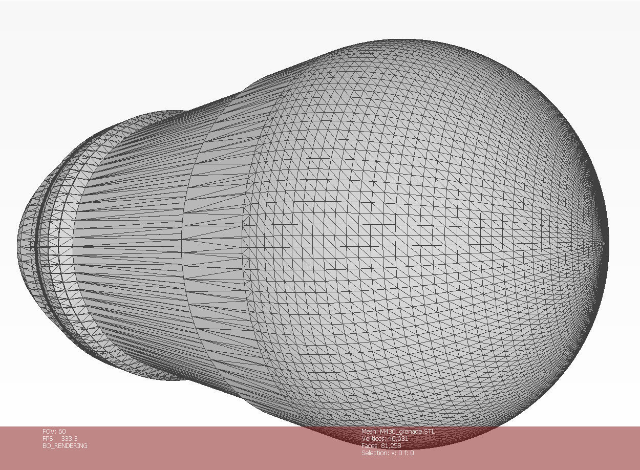 M430 40mm Projected Grenade Bomb for FPV drones  Shell Cartridge 3D model_23