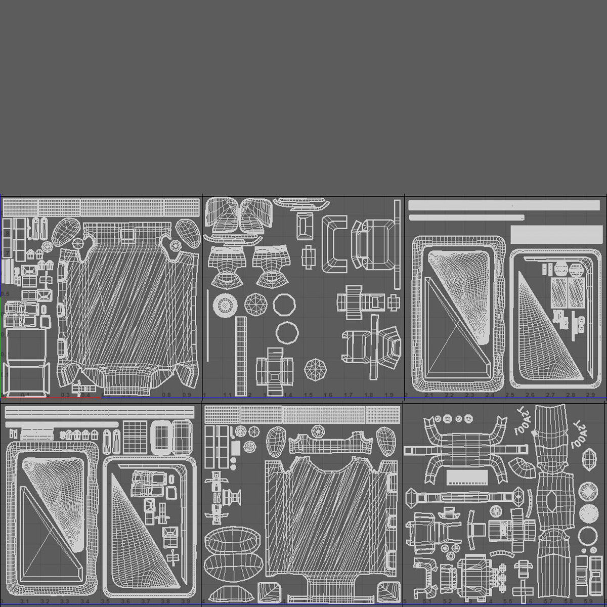 Suitcase tumi 3D model_17
