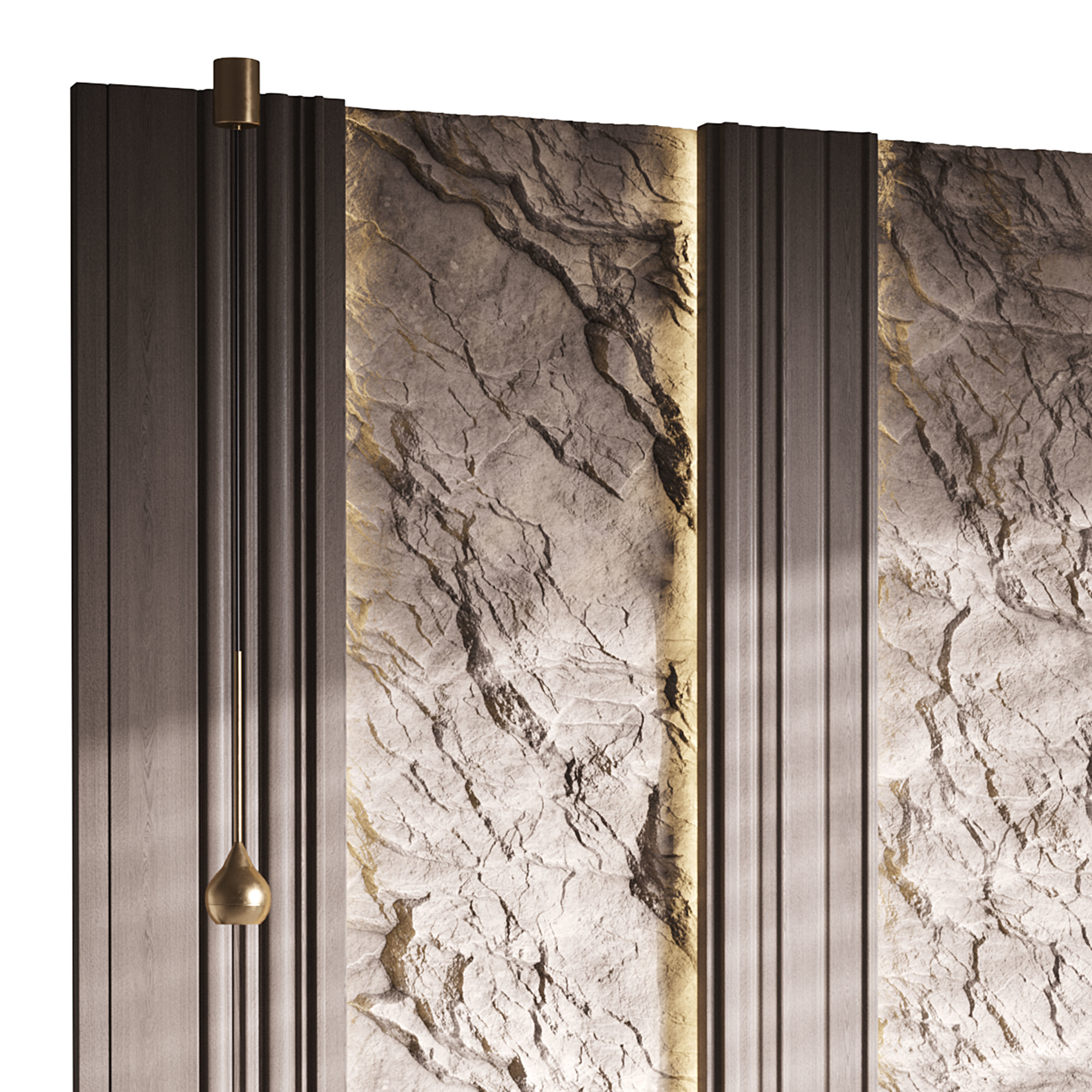 Decorative Wall panel  10 3D model_5