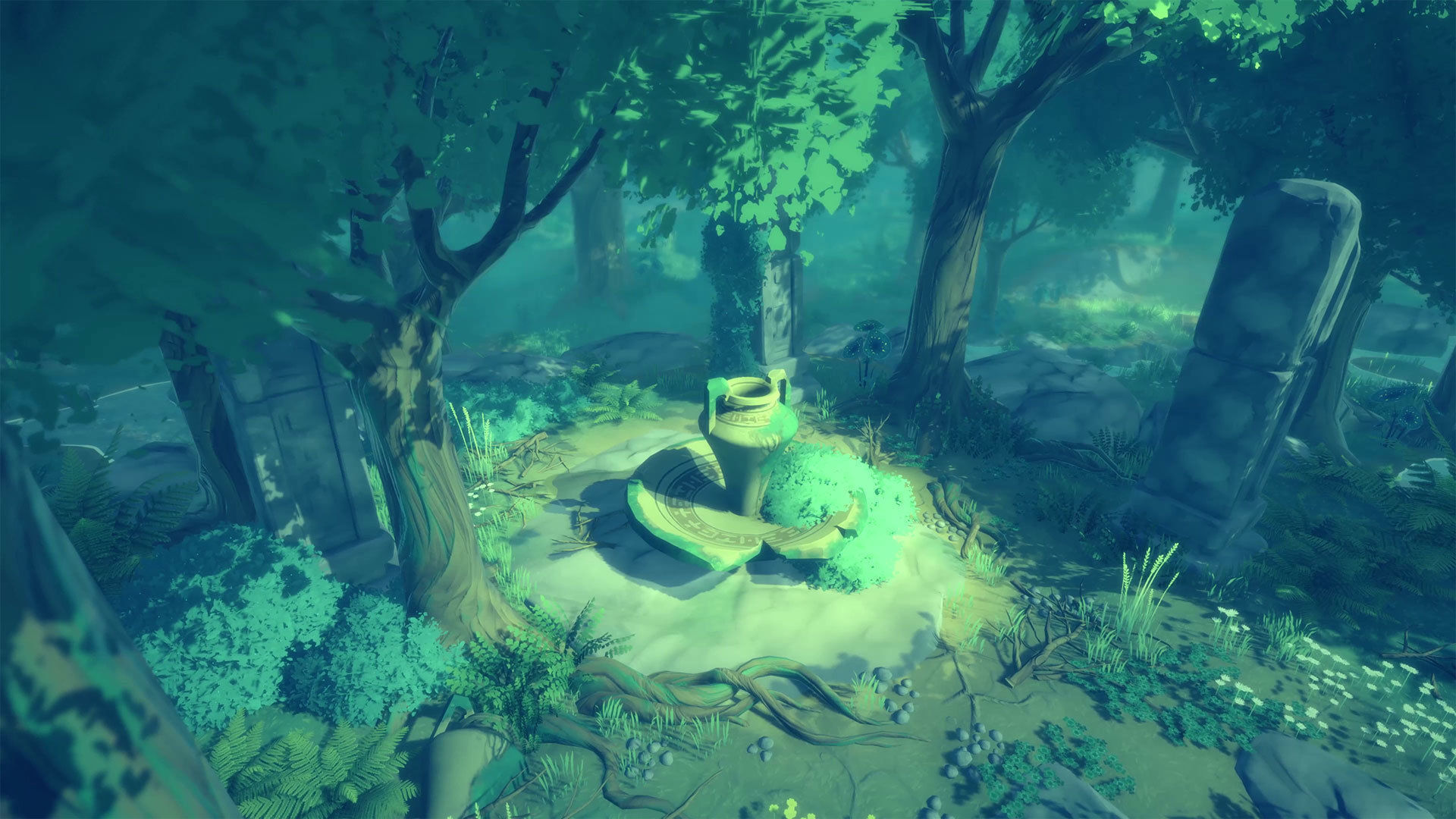 FANTASTIC - Ancient Forest Low-poly 3D model_11