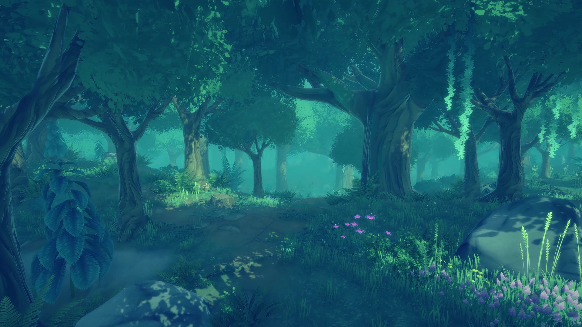 FANTASTIC - Ancient Forest Low-poly 3D model_15