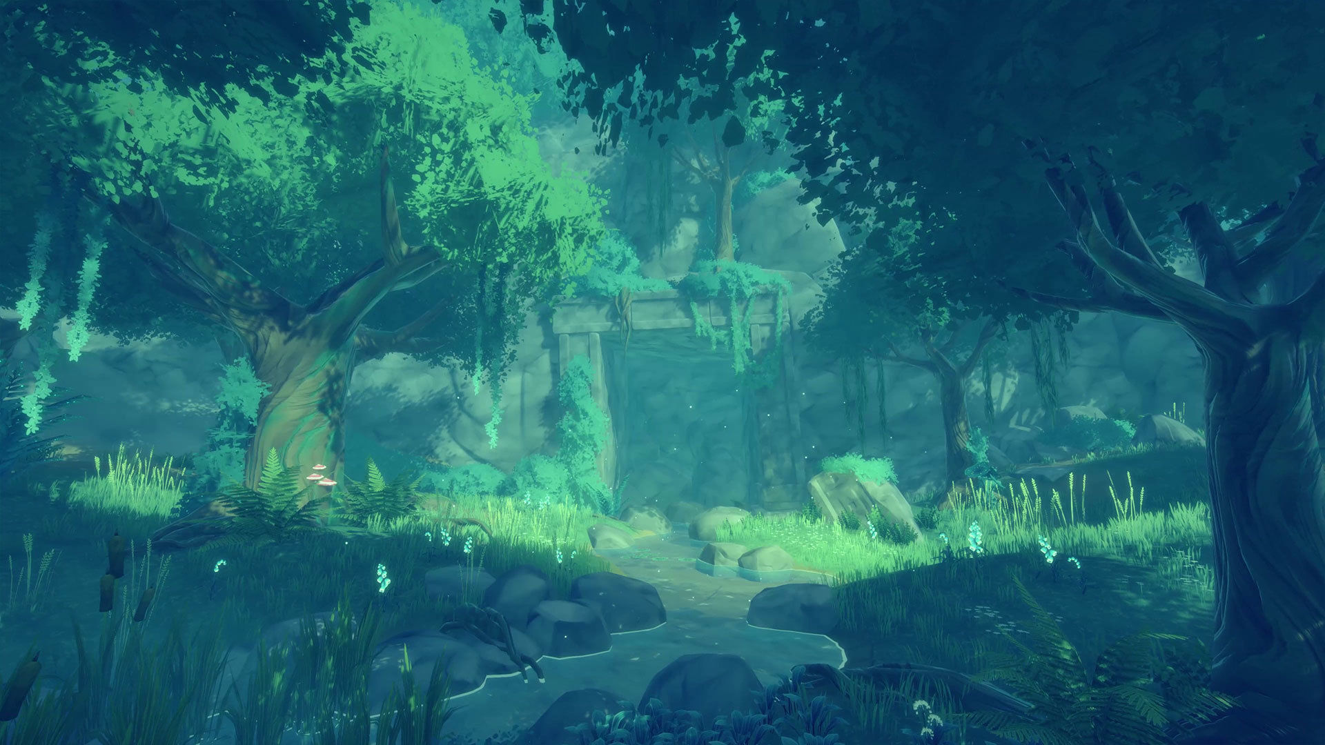 FANTASTIC - Ancient Forest Low-poly 3D model_6