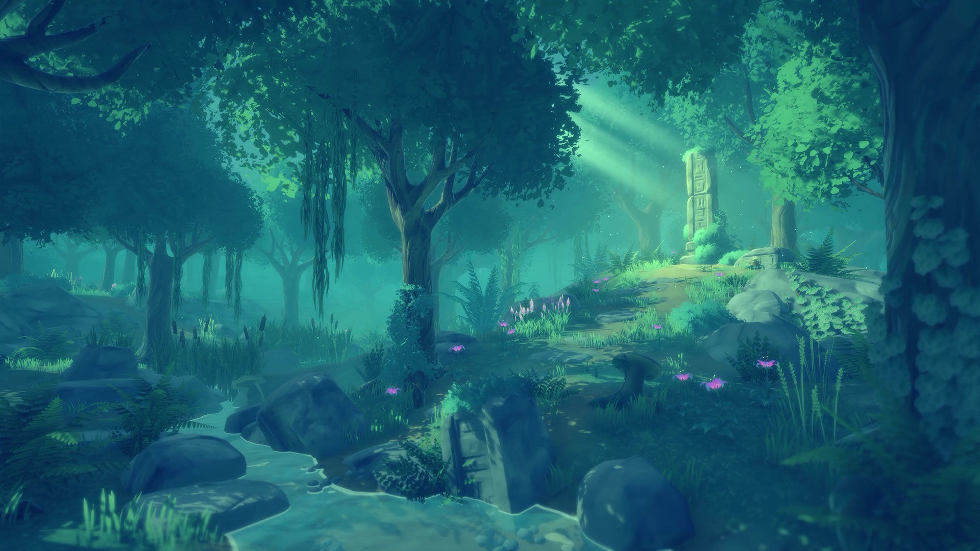 FANTASTIC - Ancient Forest Low-poly 3D model_4