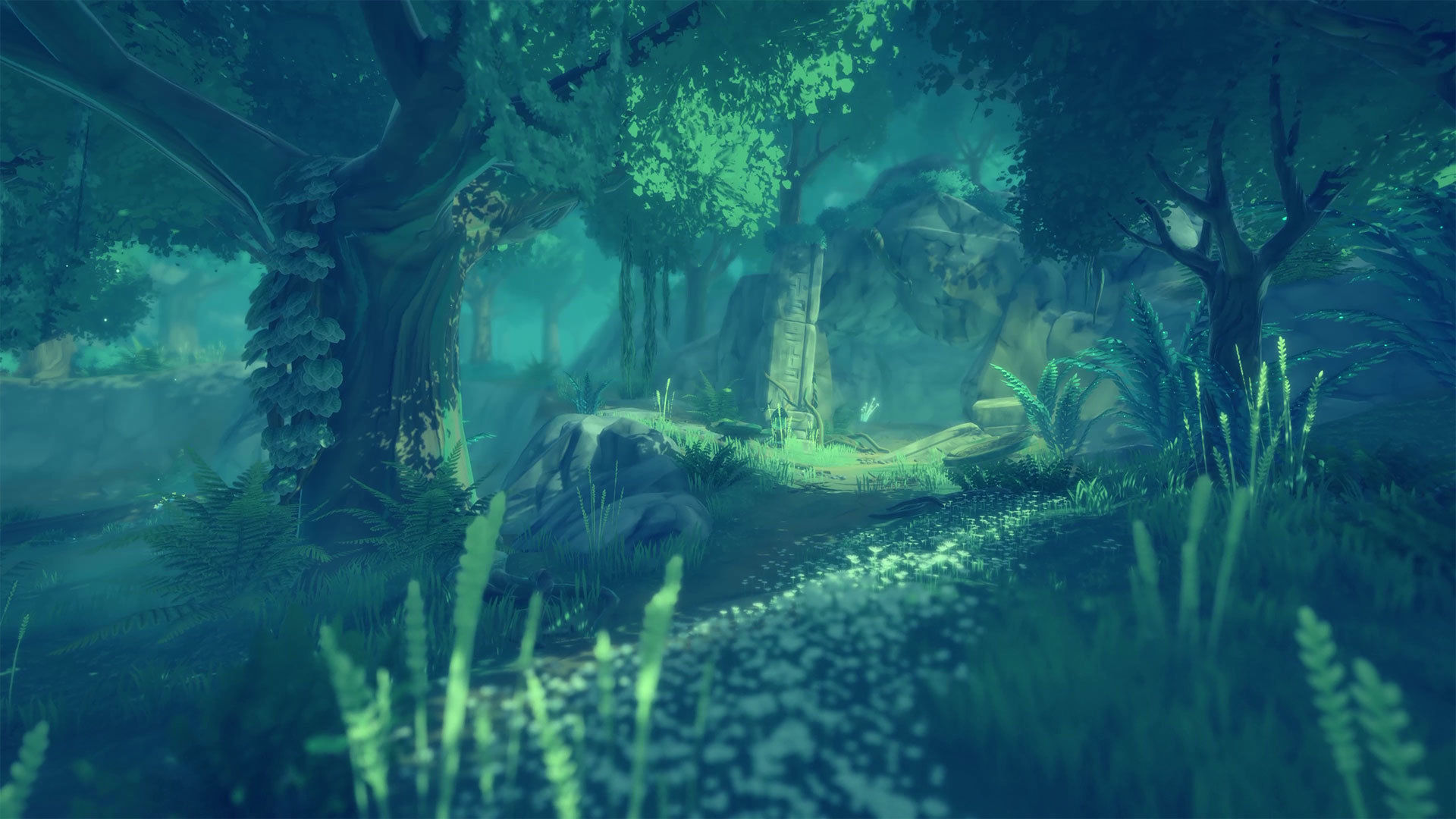 FANTASTIC - Ancient Forest Low-poly 3D model_3