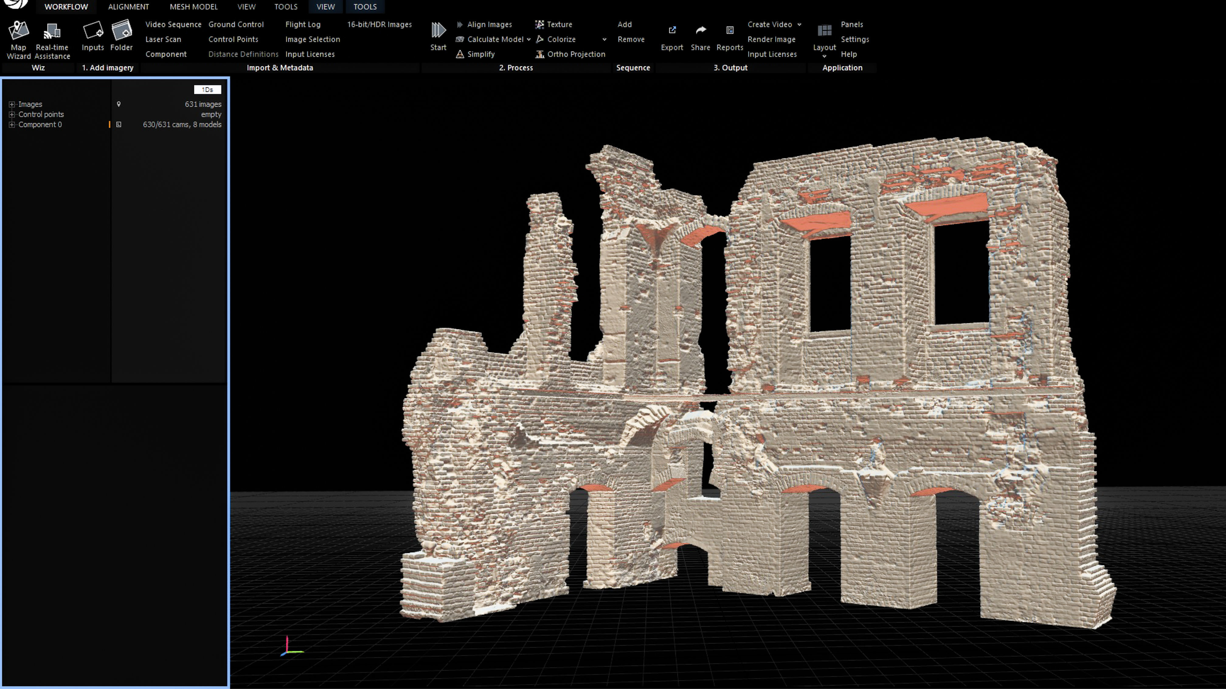 Ruins of the palace 02 3D model_3