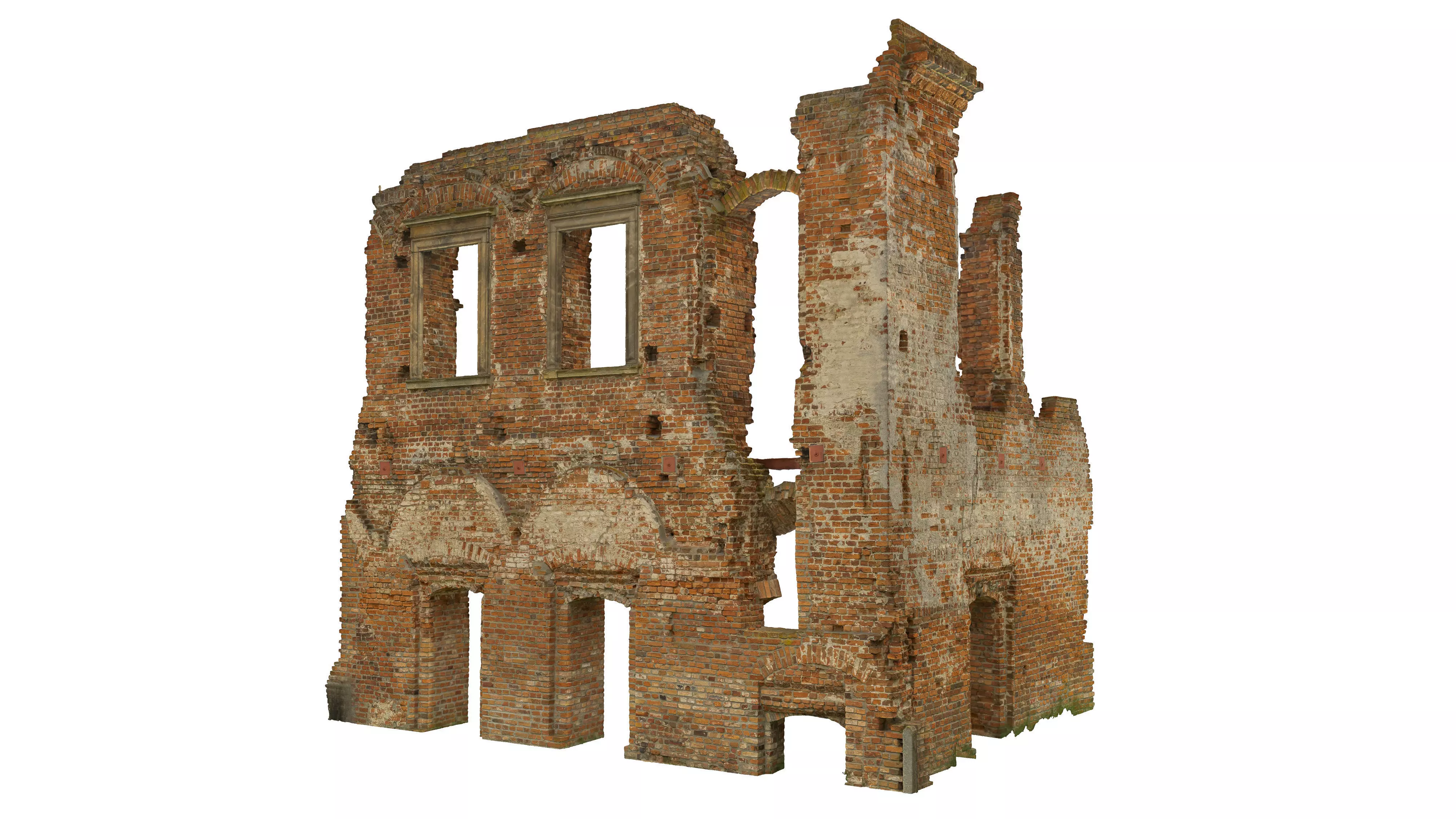 Ruins of the palace 02 3D model_0