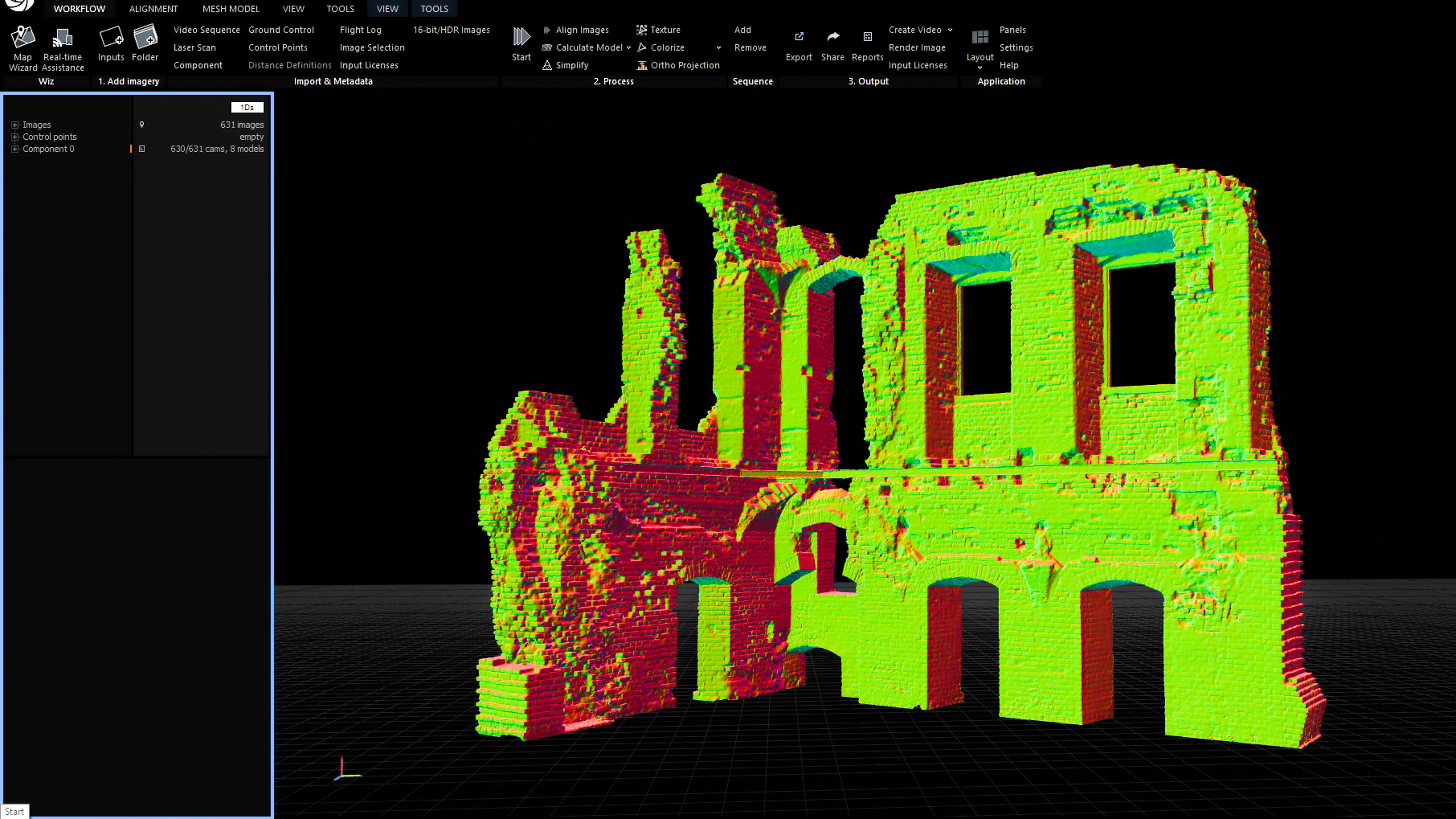 Ruins of the palace 02 3D model_4