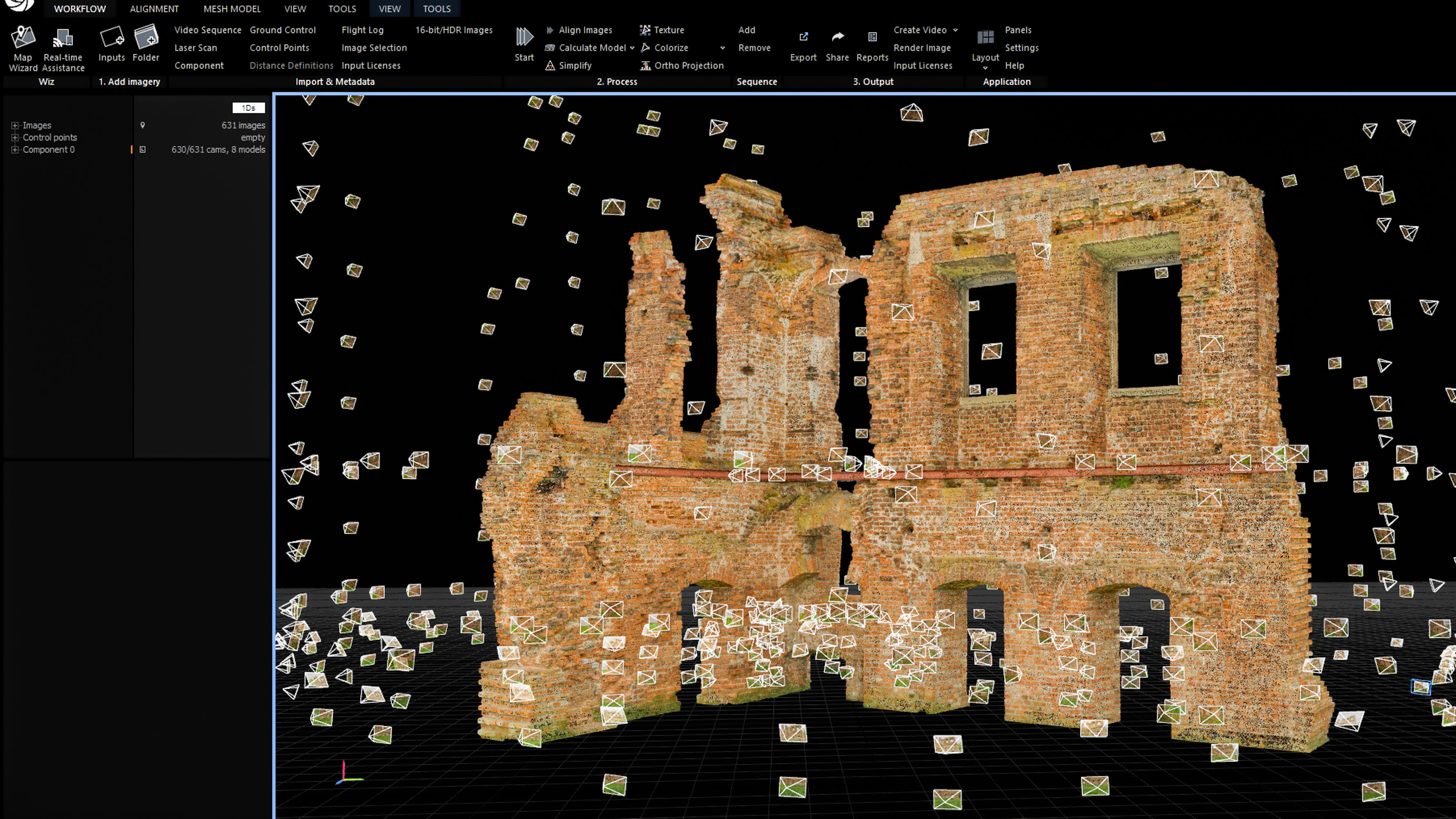 Ruins of the palace 02 3D model_2