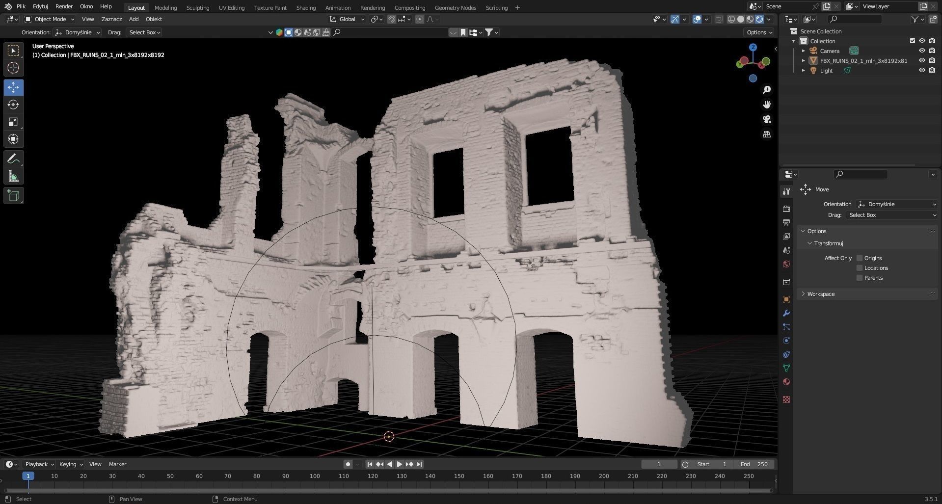 Ruins of the palace 02 3D model_6