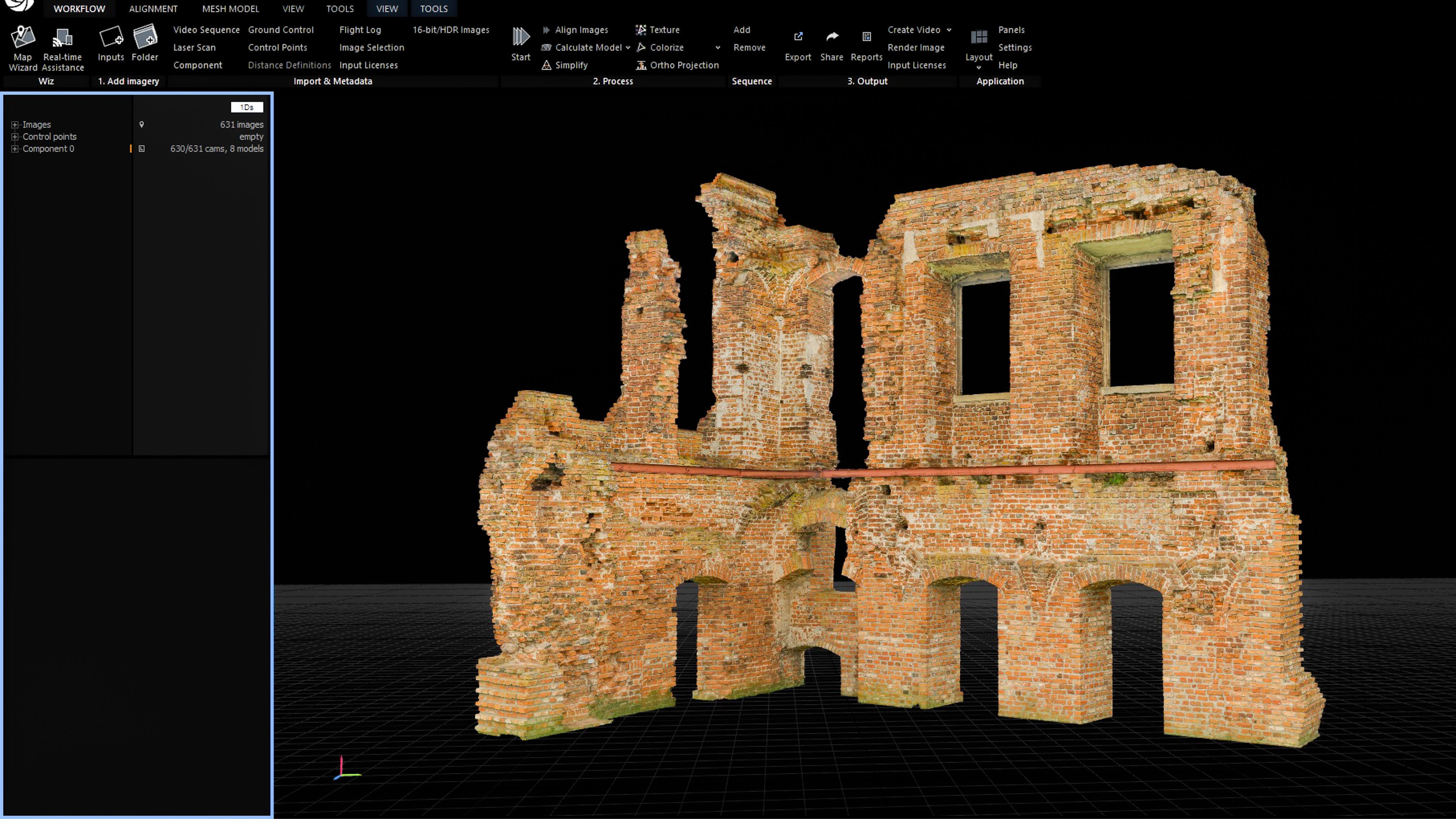 Ruins of the palace 02 3D model_5
