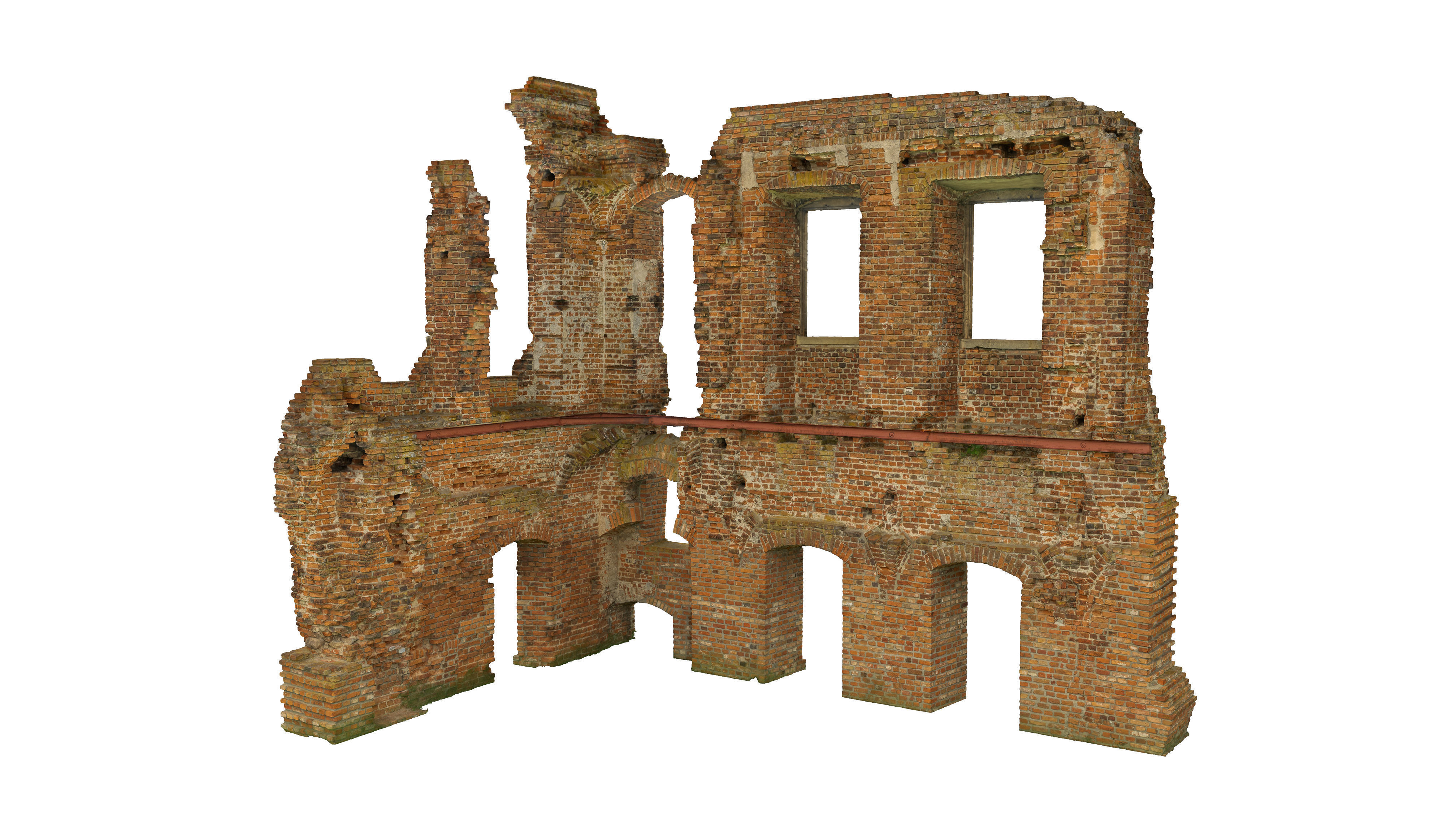 Ruins of the palace 02 3D model_1