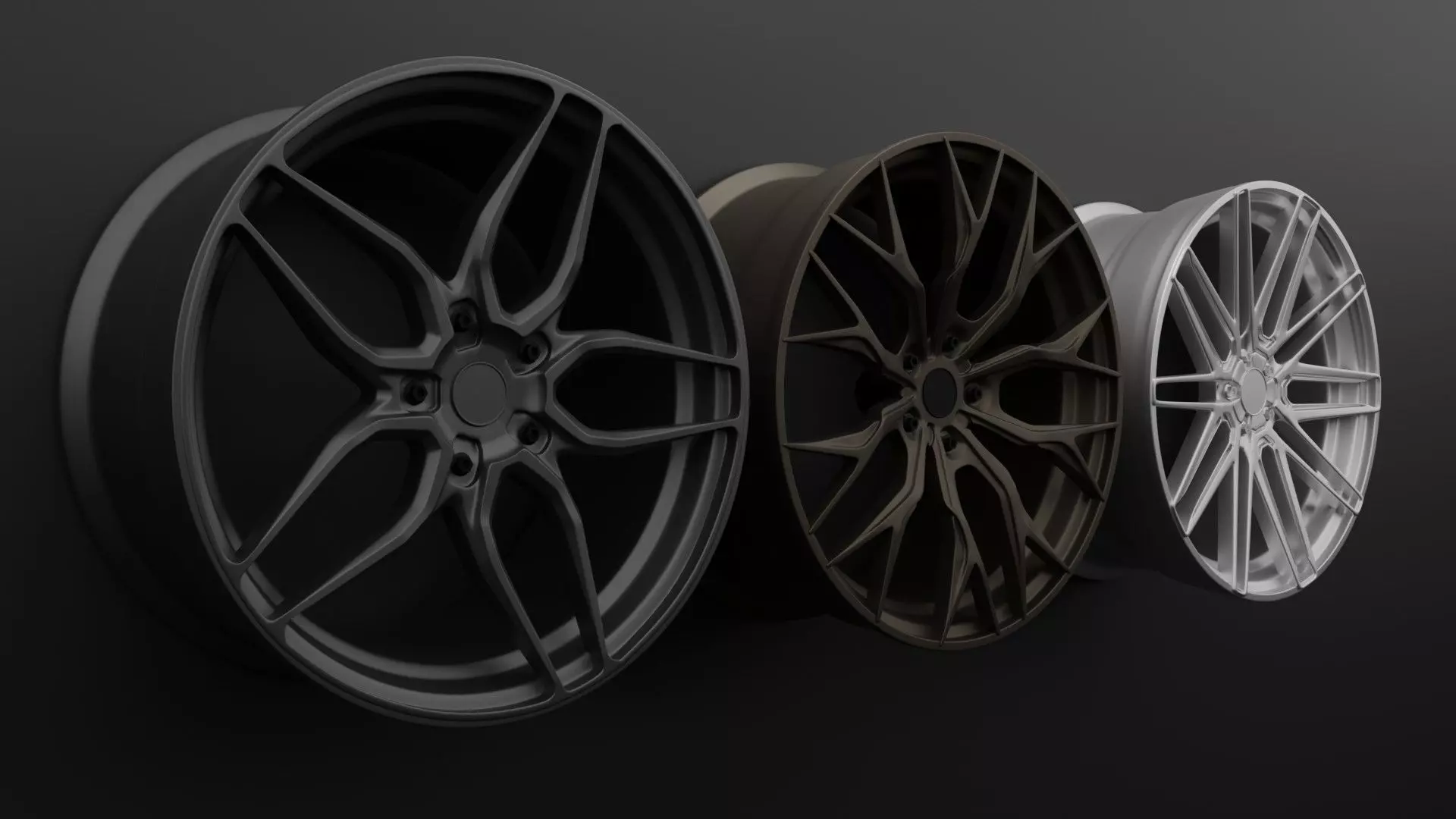 sport rim pack 3D model
