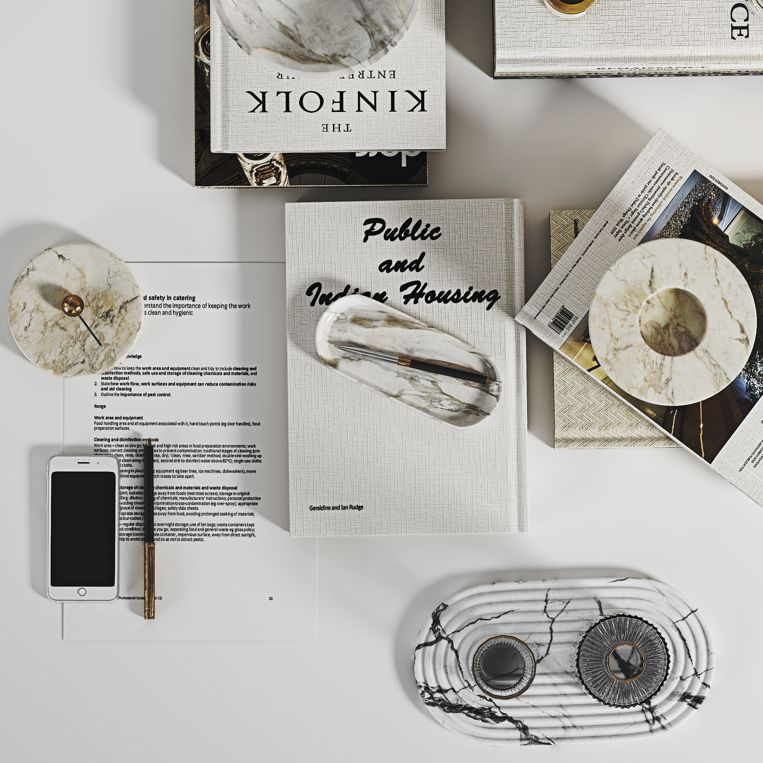 Decorative Set 02 3D model_2