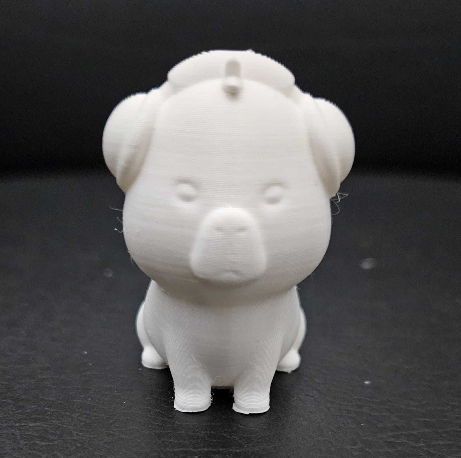 Capybara with Headset 3D print model_12
