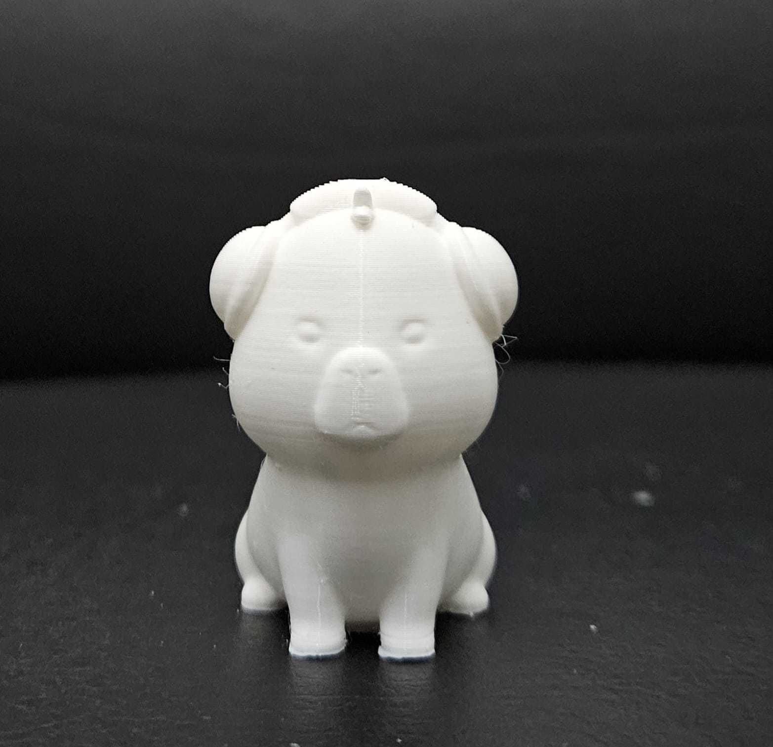 Capybara with Headset 3D print model_5