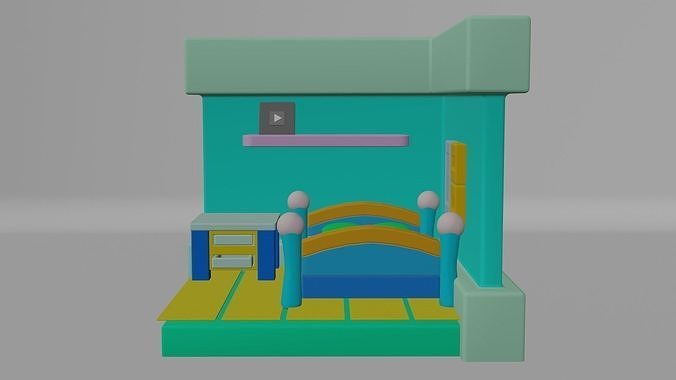 house  Low-poly 3D model