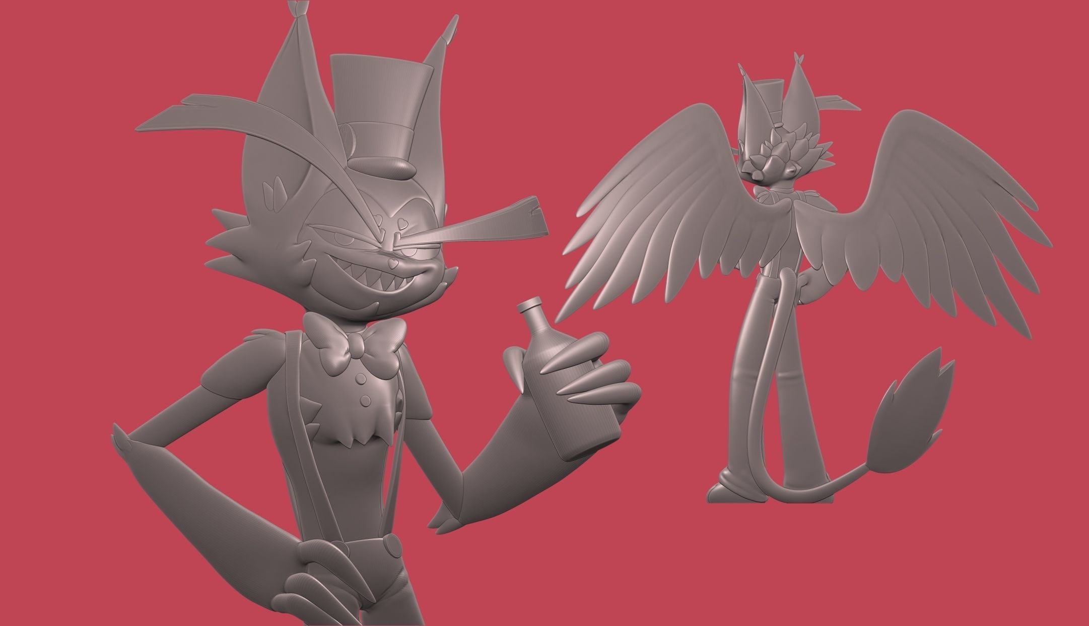 Husk Hazbin Hotel 3D print model_2