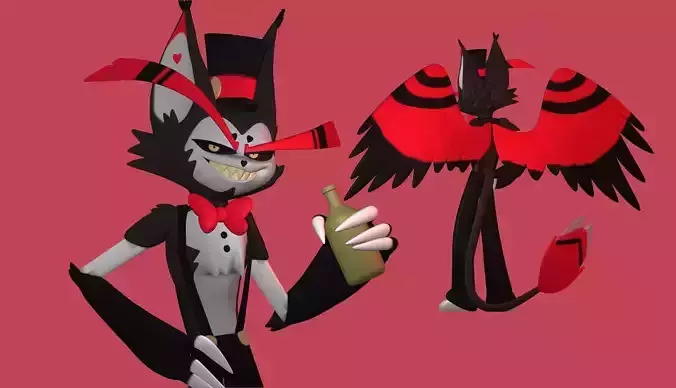 Husk Hazbin Hotel 3D print model