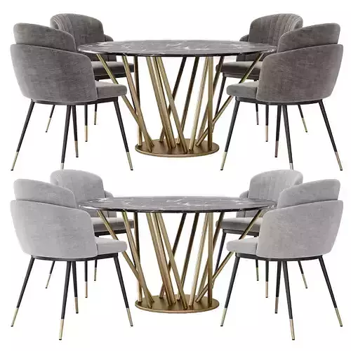 Dining set 141 3D model