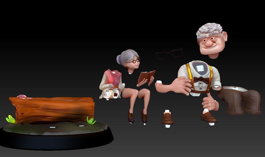 Carl and Ellie 3D Print Model 3D print model_43