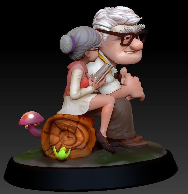 Carl and Ellie 3D Print Model 3D print model_33