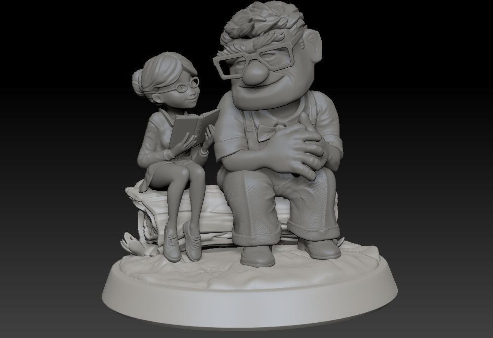 Carl and Ellie 3D Print Model 3D print model_23