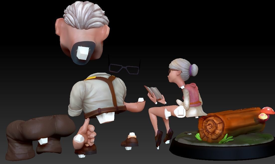 Carl and Ellie 3D Print Model 3D print model_39