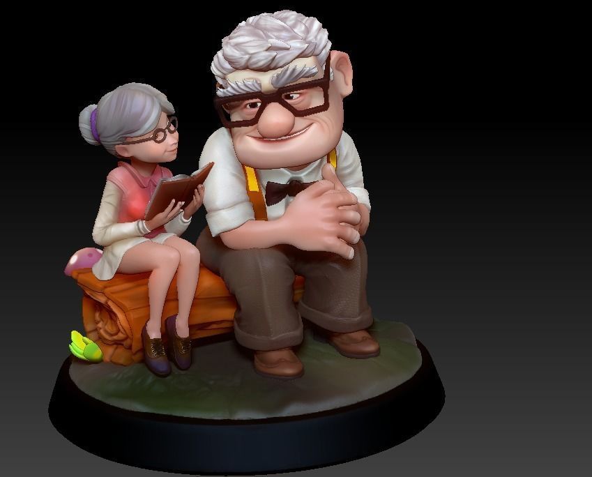 Carl and Ellie 3D Print Model 3D print model_45