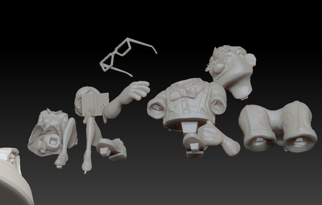 Carl and Ellie 3D Print Model 3D print model_46