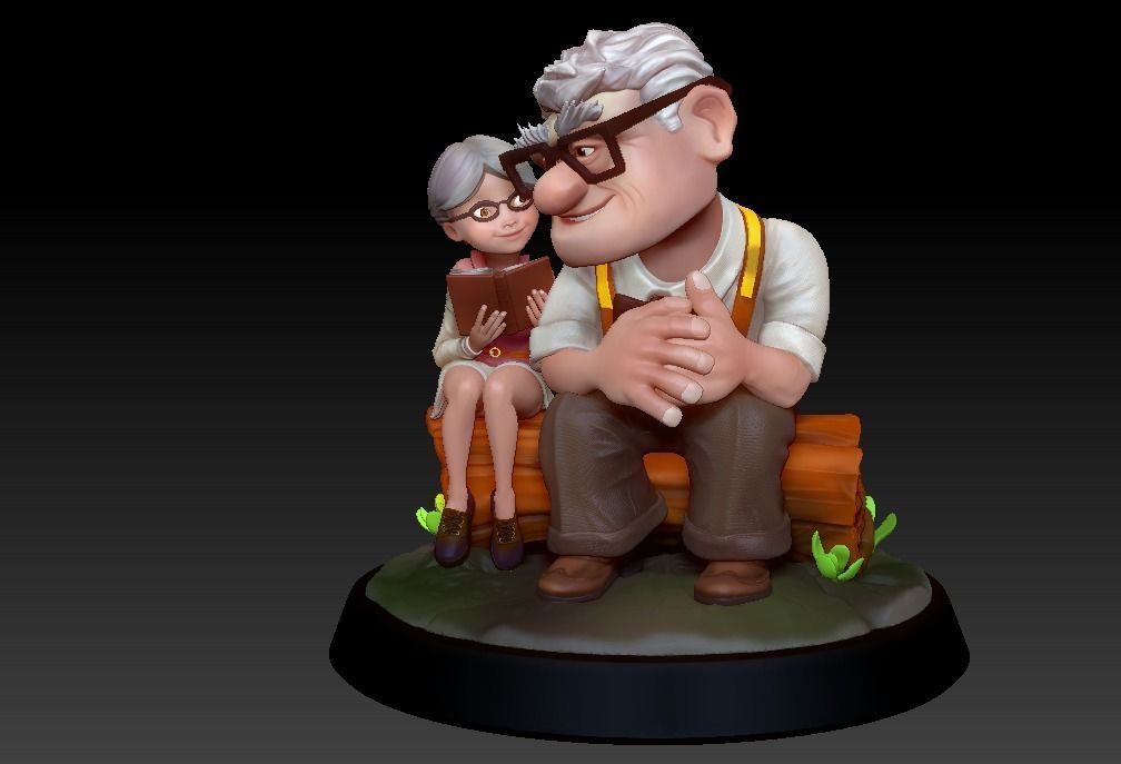 Carl and Ellie 3D Print Model 3D print model_44