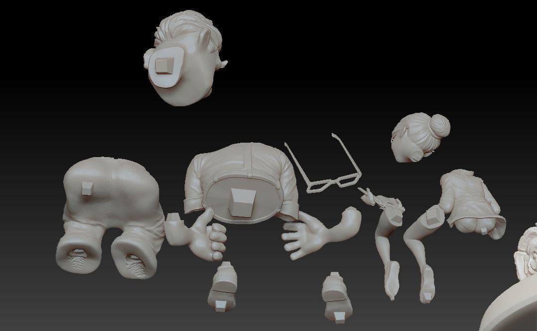 Carl and Ellie 3D Print Model 3D print model_37