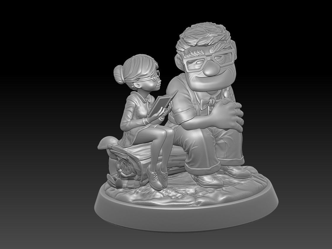 Carl and Ellie 3D Print Model 3D print model_11